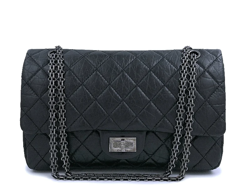 Chanel Small Crossbody Bag for TravelPristine Chanel Black 2.55 Reissue Double Flap Bag 227 Jumbo Large RHW