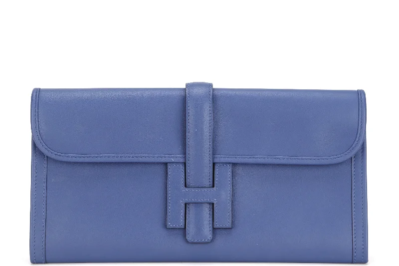 Designer - Crafted Hermes Bags for Fashion AficionadosHERMES JIGE ELAN 29 [STAMP C (2018)] BLUE BRIGHTON SWIFT LEATHER, WITH DUST COVER & BOX