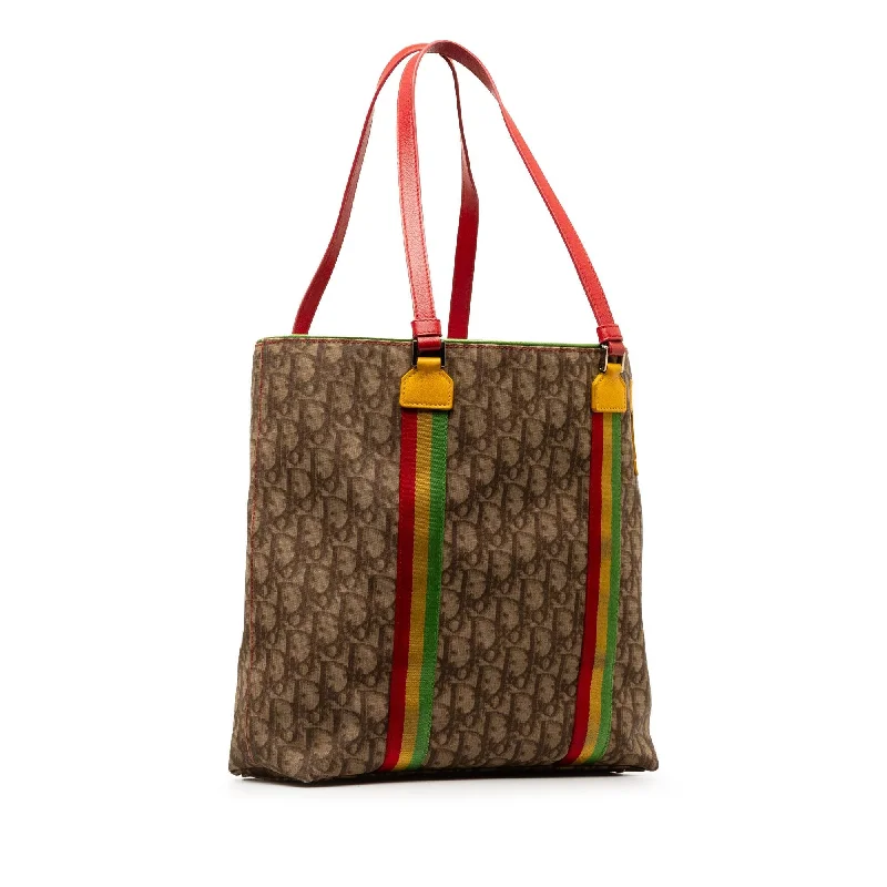 Christian Dior handbags with a removable shoulder strap for versatilityDior Diorissimo Rasta Tote Bag (93K3wo)