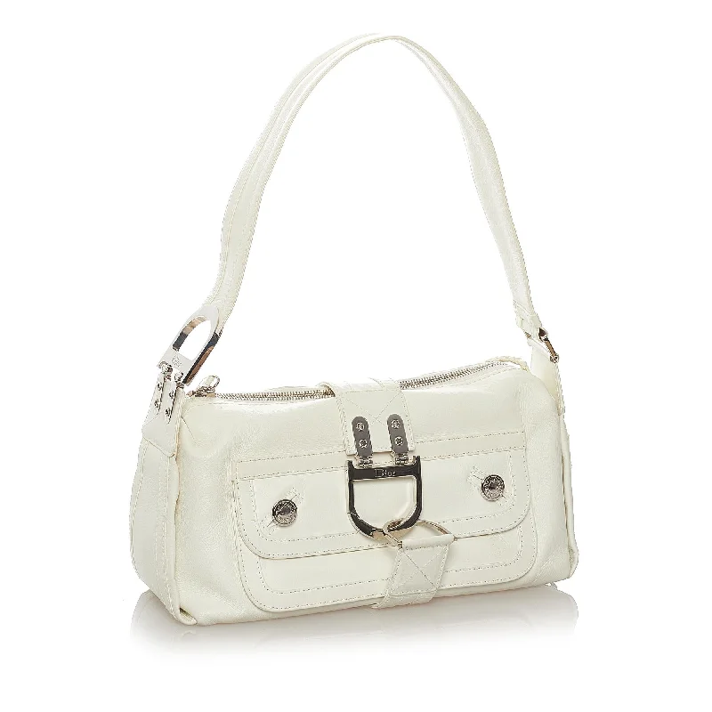 Christian Dior bags with a zip - top closure and multiple compartmentsDior Flight Leather Shoulder Bag (SHG-27188)