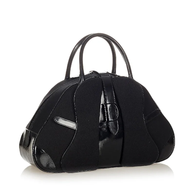 Christian Dior bags with a detachable coin purse insideDior Double Saddle Nylon Dome Bag (SHG-23599)