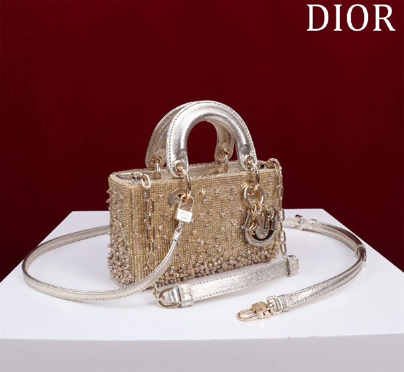 Luxury Christian Dior crossbody bags with a chain - link strapWF - Dior Bag - 025