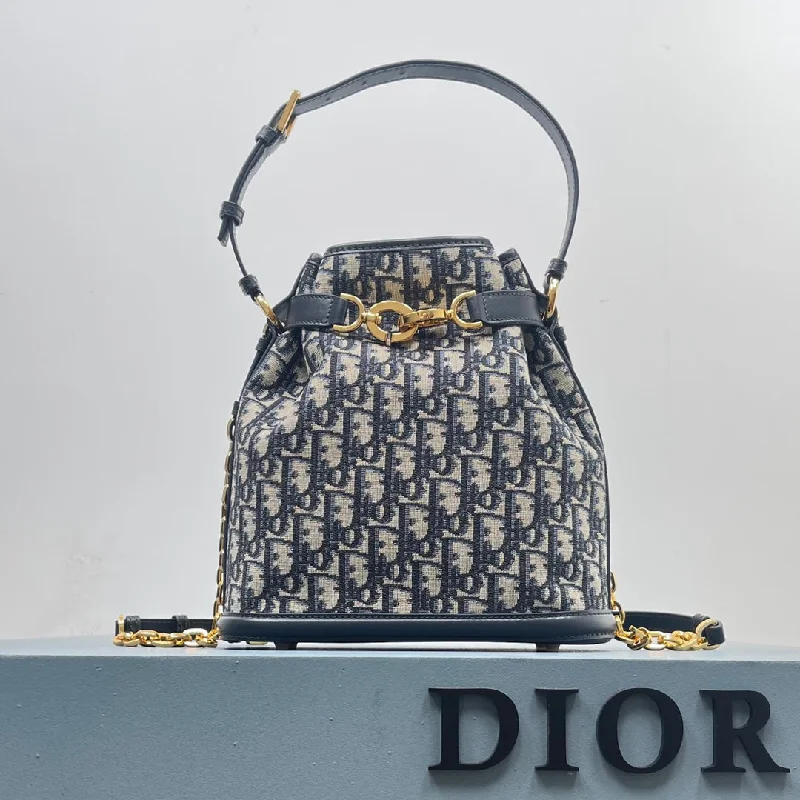 Christian Dior tote bags with a printed Dior logo on the frontWF - Dior Bag - 041