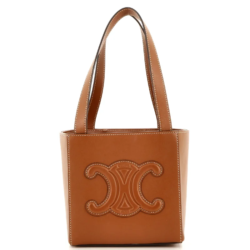 Cuir Triomphe Cube Bag Leather