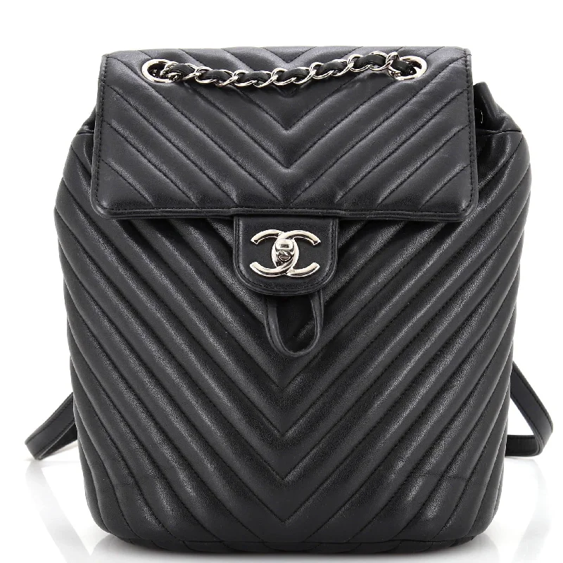 Urban Spirit Backpack Chevron Leather Small