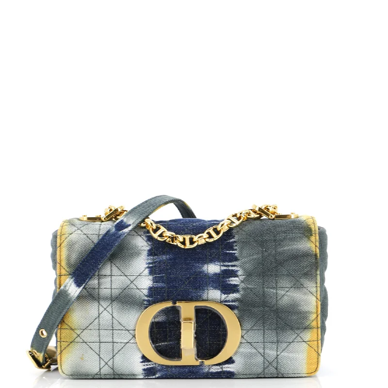 Caro Bag Cannage Quilt Tie Dye Denim Small