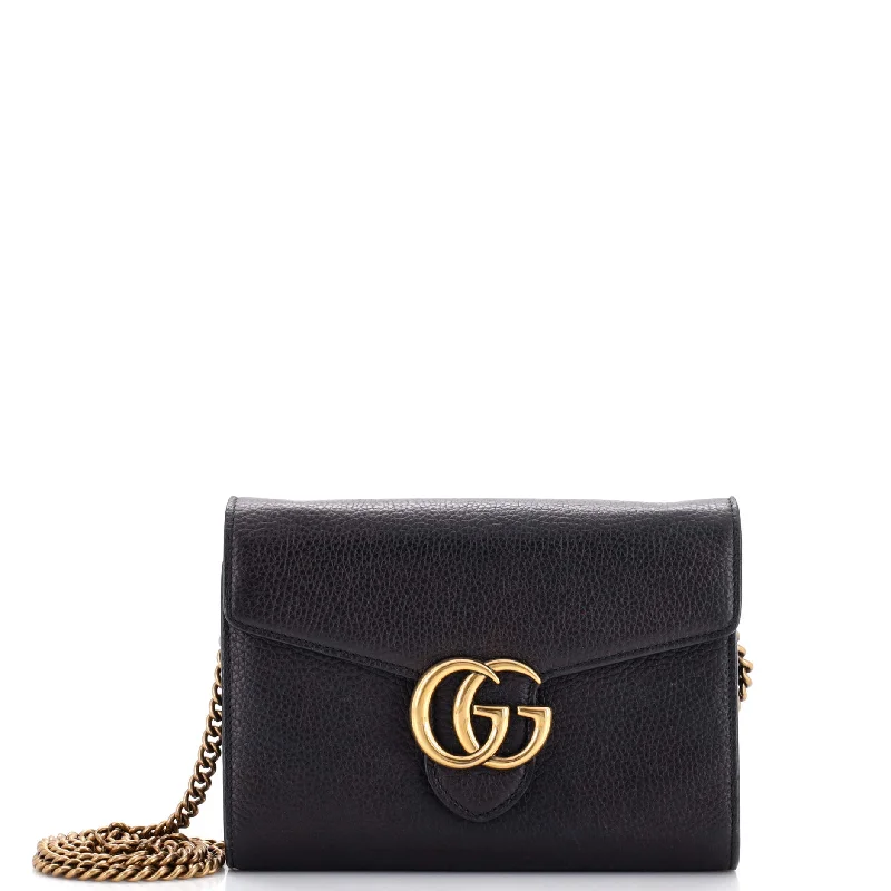 GG Marmont Chain Wallet Leather Mini